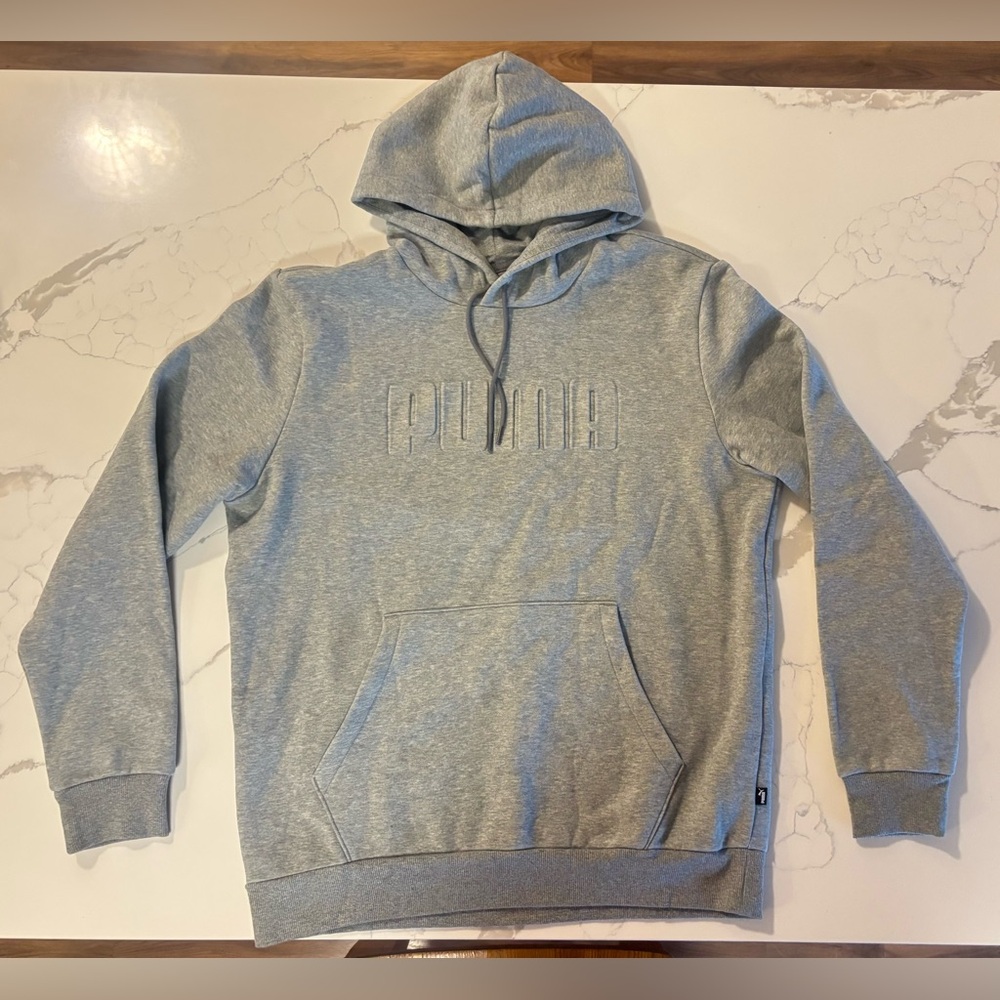 Puma Light Gray Hoodie